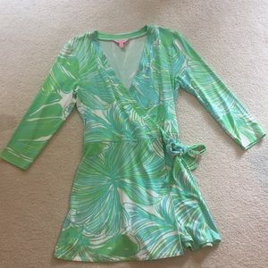 Lilly Pulitzer wrap romper